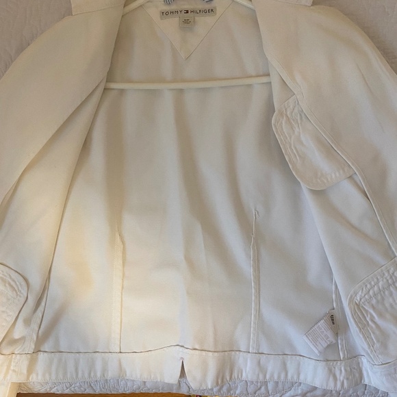 Tommy Hilfiger cropped jacket, Size: Small, White - Picture 7 of 8